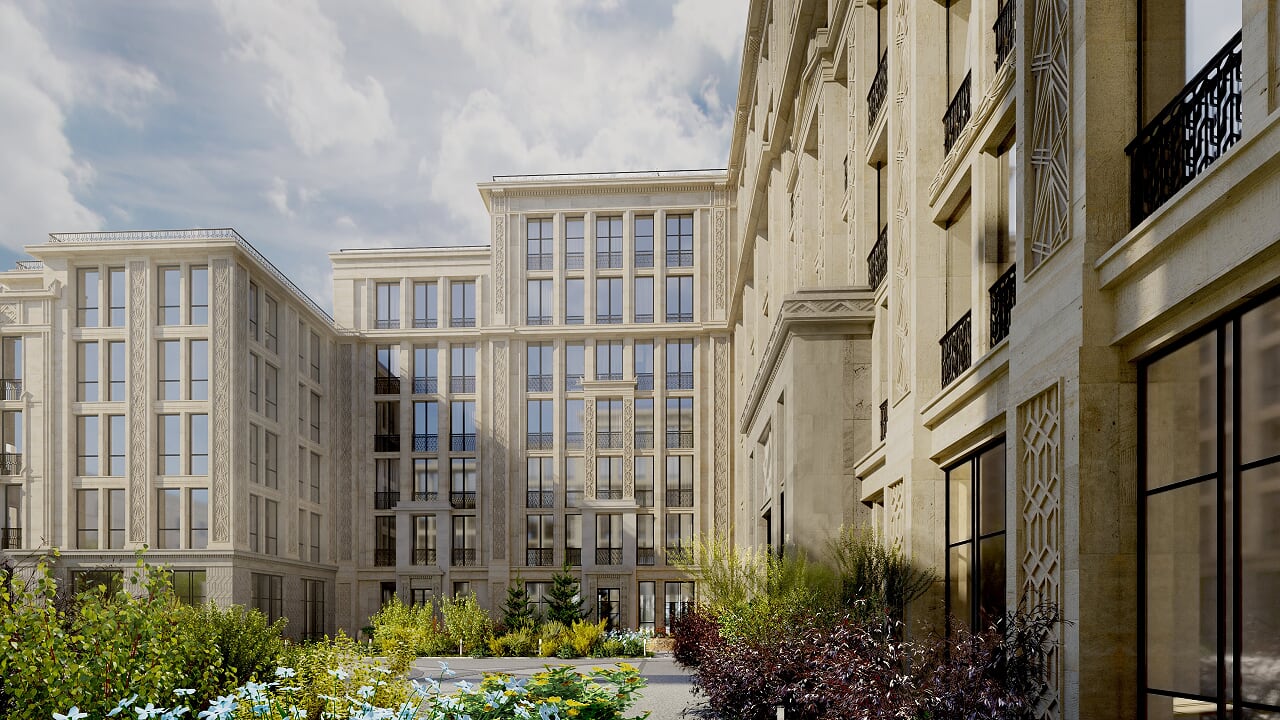 внутренний двор ЖК Маленькая Франция